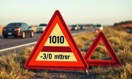 Jak ustawić trójkąt ostrzegawczy – odległość 100 m i 30–50 m, pobocze oraz najczęstsze błędy
