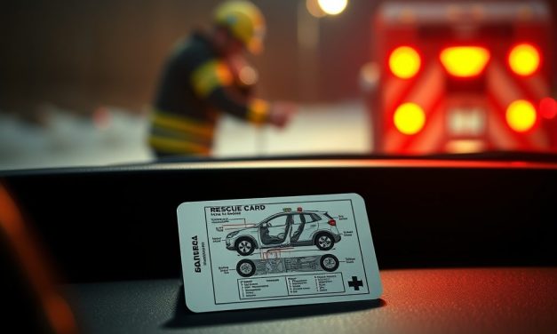 Karta ratownicza w samochodzie – co to jest, gdzie ją umieścić i jak działa w akcji ratunkowej