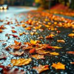 Mokre liście na drodze – jak ograniczyć poślizg, wydłużoną drogę hamowania i gorszą widoczność