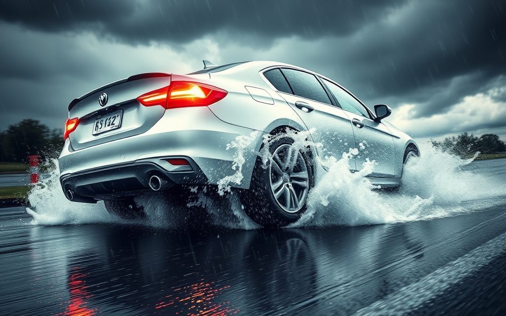 Aquaplaning: co robić, gdy auto traci przyczepność na wodzie i jak zmniejszyć ryzyko