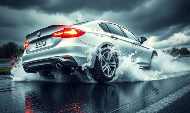 Aquaplaning: co robić, gdy auto traci przyczepność na wodzie i jak zmniejszyć ryzyko